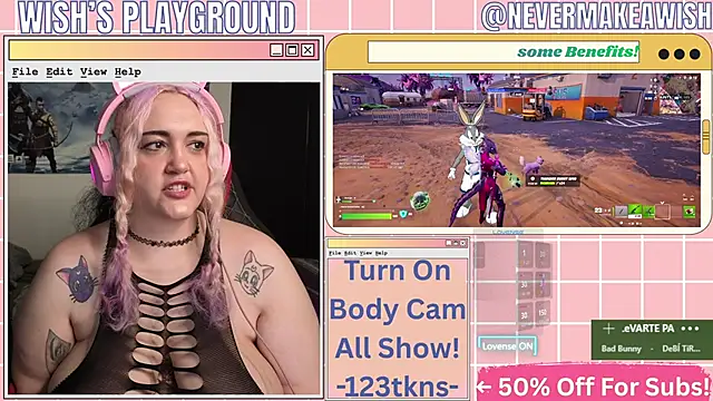 nevermakeawish online show from April 2026 09:15:01 AM