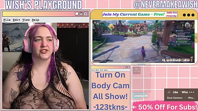 nevermakeawish online show from April 2026 09:26:01 AM