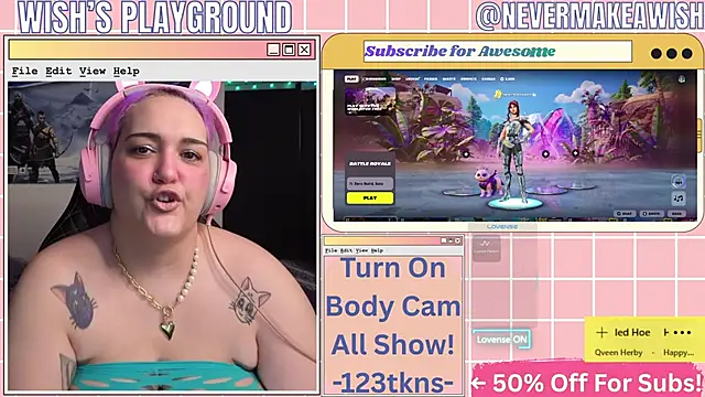 nevermakeawish online show from April 2026 12:29:02 PM