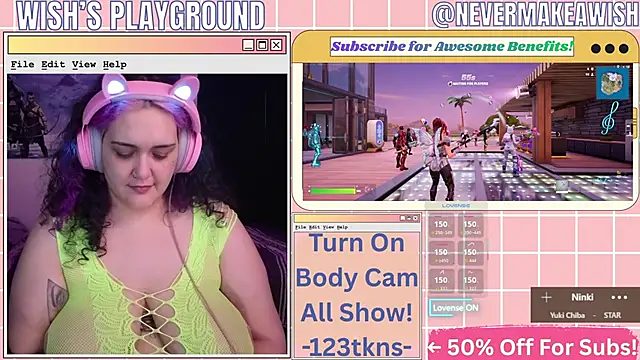 Snapshot of nevermakeawish chatting on April 2026 06:55:02 AM nevermakeawish online show from April 2026 06:55:02 AM