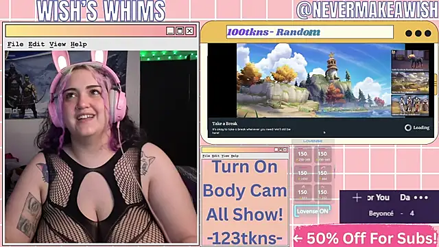 Snapshot of nevermakeawish chatting on May 2026 09:26:02 AM nevermakeawish online show from May 2026 09:26:02 AM