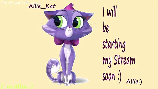 Allie Kat online show from August 2026 01:31:02 PM