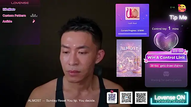 OceanCandy online show from January 2026 03:05:01 PM