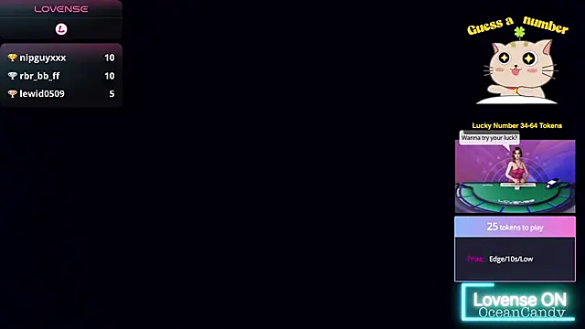 OceanCandy9 online show from March 2026 06:14:01 PM