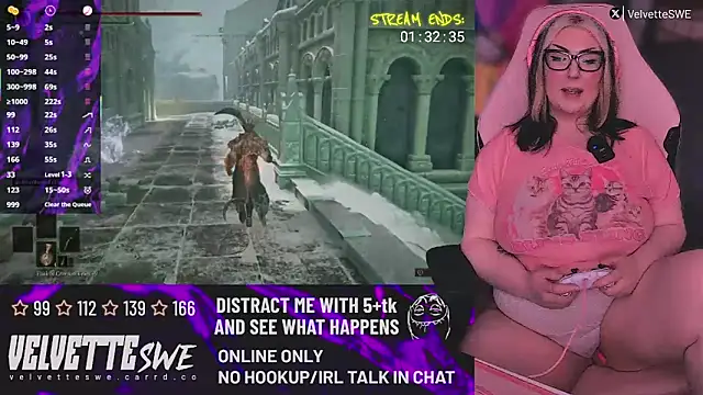VelvetteSWE online show from June 2026 05:51:01 PM