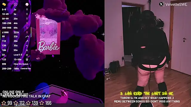VelvetteSWE online show from June 2026 06:03:01 AM