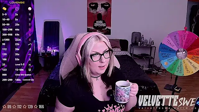 VelvetteSWE online show from July 2026 05:19:02 PM