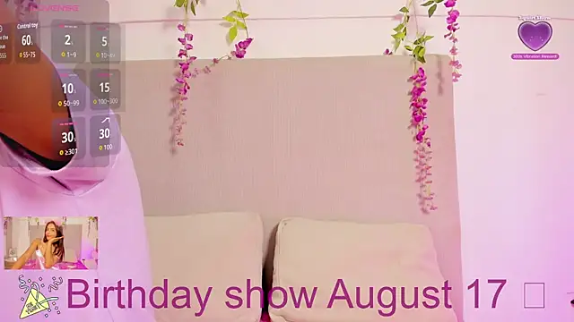 chloe peach  online show from July 2026 12:30:01 PM
