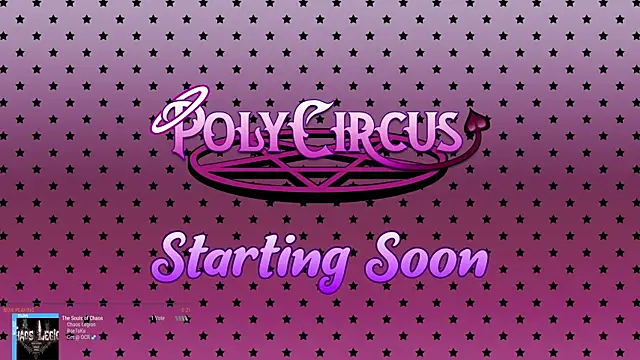 Snapshot of PolyCircus chatting on April 2026 06:14:01 AM PolyCircus online show from April 2026 06:14:01 AM