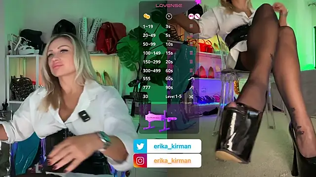 Erika Kirman online show from September 2025 01:15:01 PM