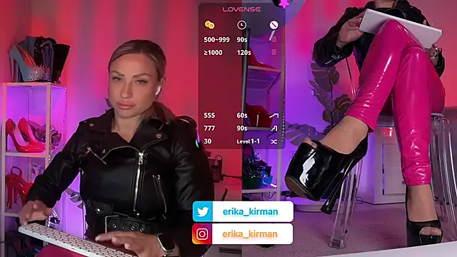Erika Kirman online show from April 2026 10:34:01 AM
