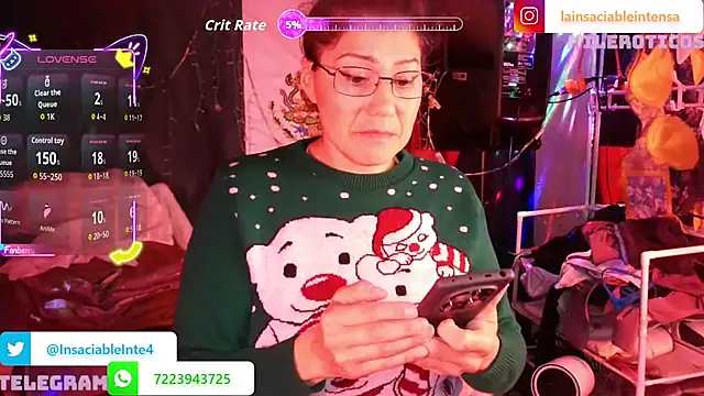 LaInsaciableIntensa online show from April 2026 01:22:02 AM