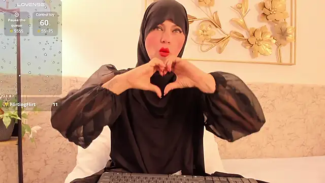 Snapshot of hanajameela chatting on February 2025 12:03:02 PM hanajameela online show from February 2025 12:03:02 PM