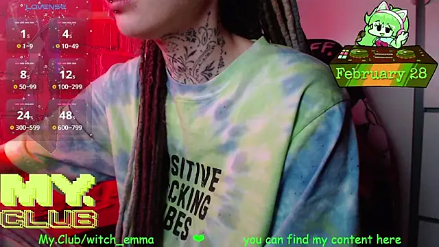 Witch Emma online show from February 2026 08:48:02 AM