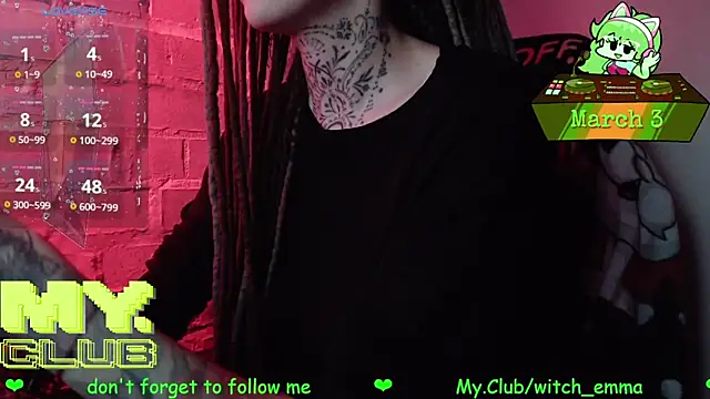 Witch Emma online show from March 2026 08:20:02 AM