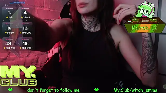 Witch Emma online show from March 2026 08:36:02 PM