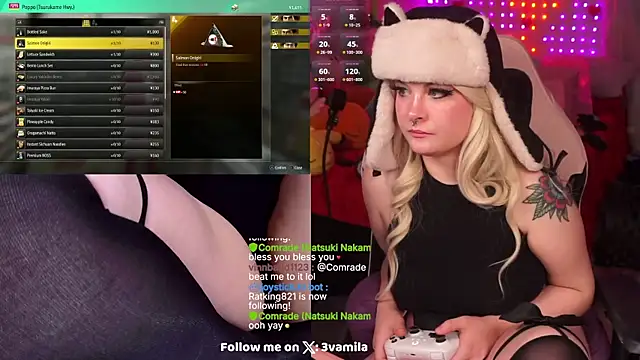 Snapshot of evamila chatting on February 2025 04:31:02 AM evamila online show from February 2025 04:31:02 AM