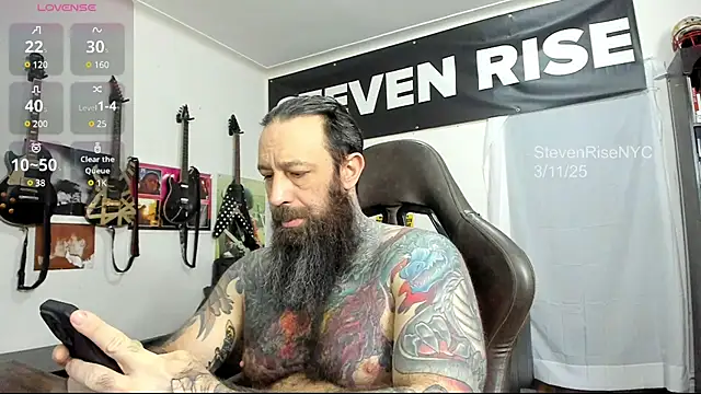 StevenRiseNYC online show from March 2025 01:01:01 PM
