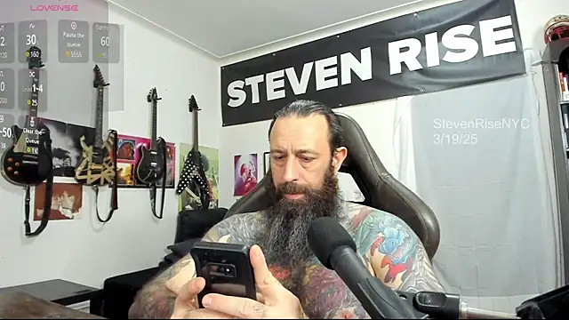 StevenRiseNYC online show from March 2025 02:40:02 AM